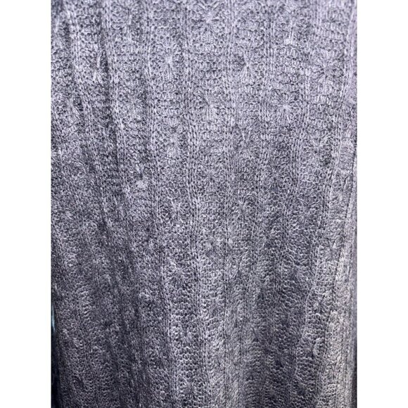 John Fashion Waffle / Ribbed Dress W Knitted Roses, Size X-Large, Sweater Dress - Picture 5 of 7